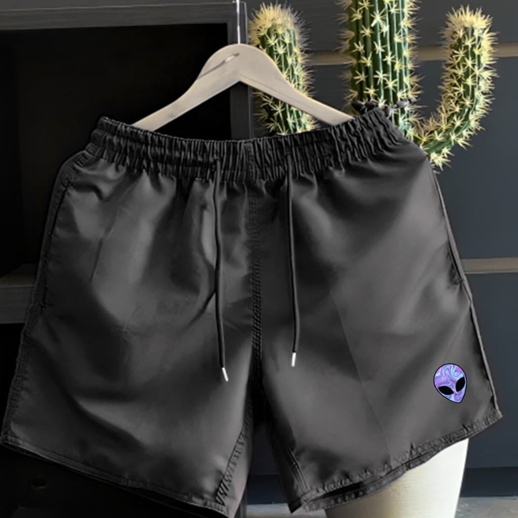 Short Tactel Mauricinho DTF Alien Estampado Esportivo Leve Praia Verão