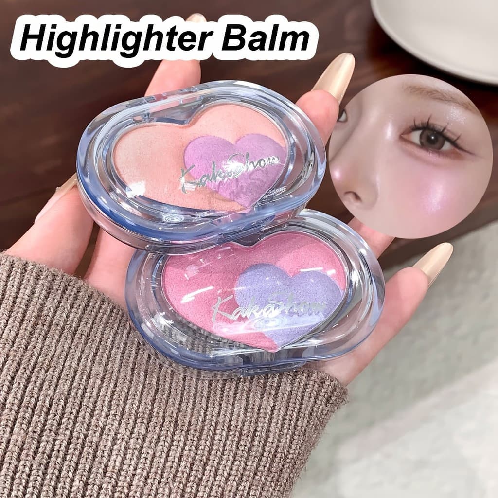 Maquiagem coreana duas cores suave alto brilho creme presente do amante