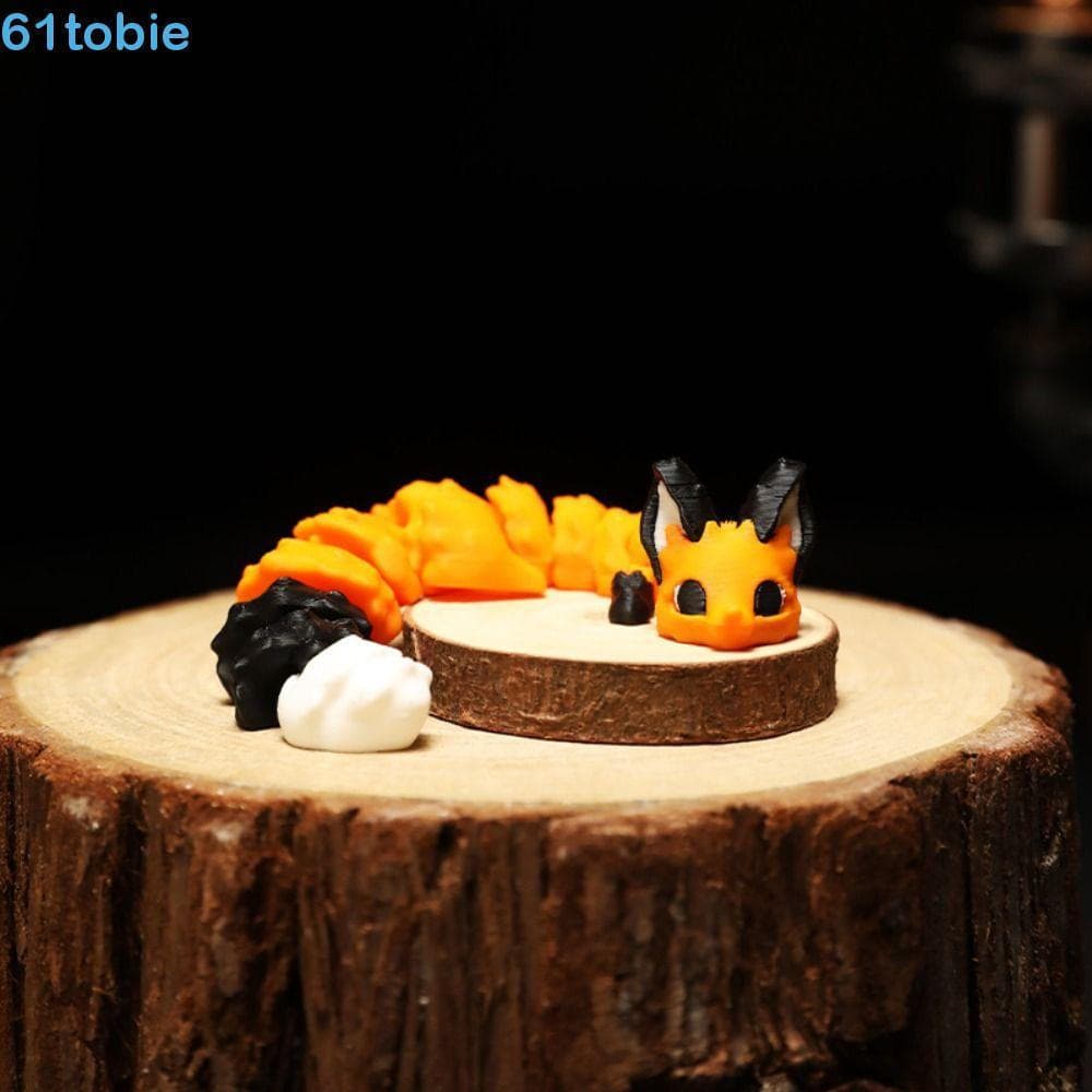 Brinquedo Modelo Animal Impresso Em 3D TOBIE , Ornamento Simulado Criativo De Balanço Conjunto , Simulação De