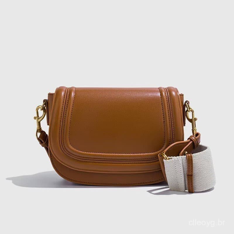 Bolsa de ombro estilo sela, nova coleção 2025, estilo de moda, sucesso de vendas no comércio exterior.