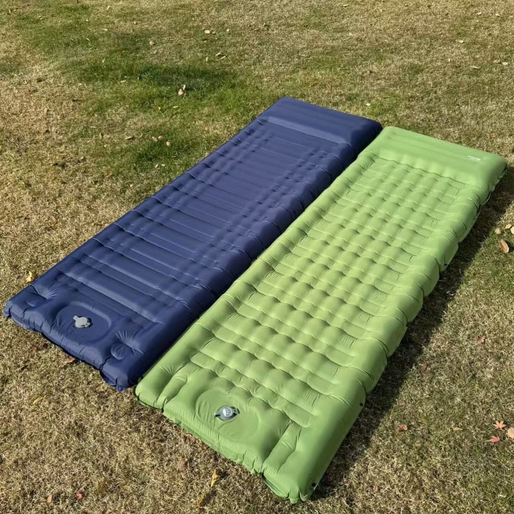 Almofada inflável automática cama ao ar livre outono Tour acampamento piso almofada de dormir à prova de umidade acampam