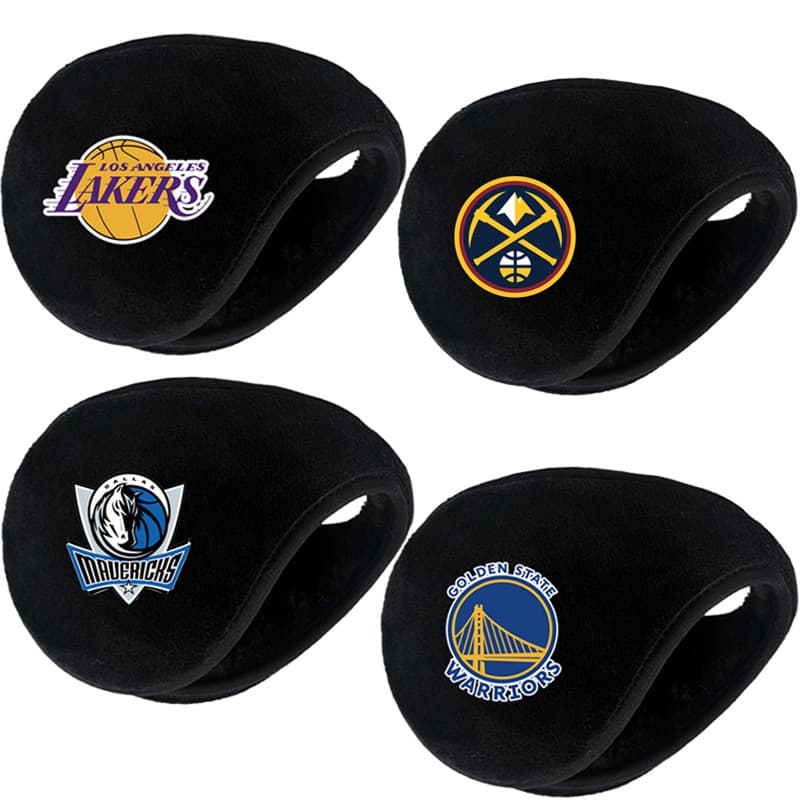 Protetores de orelha quentes Curry Warriors Fleece à prova de lã à prova de frio Solitário Ranger Celtic Kobe Irving Inv