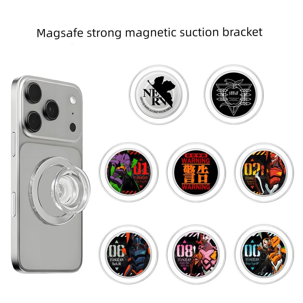 magsafe popsocket griptok magsafe Magsafe Evangelion EVA palmas forte Airbag magnético suporte do telefone móvel retráti