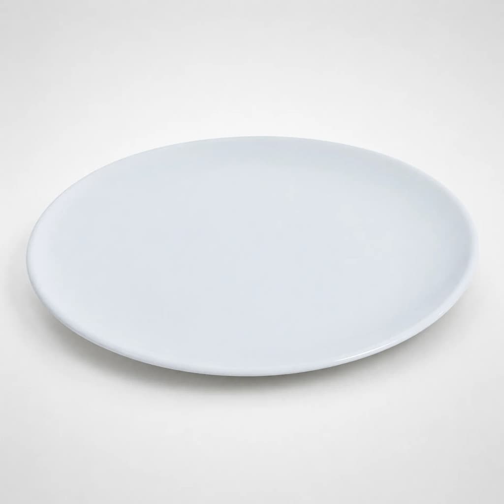 Kit 12 Travessas Ovais Porcelana Germer 30cm Prato Raso Segunda Linha Restaurante