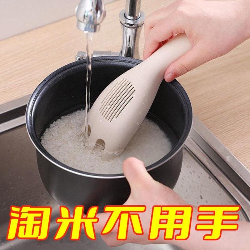 Ferramenta manual para lavar arroz de cozinha Defletor de drenagem multifuncional dedicado Peneira de lavagem de arroz n