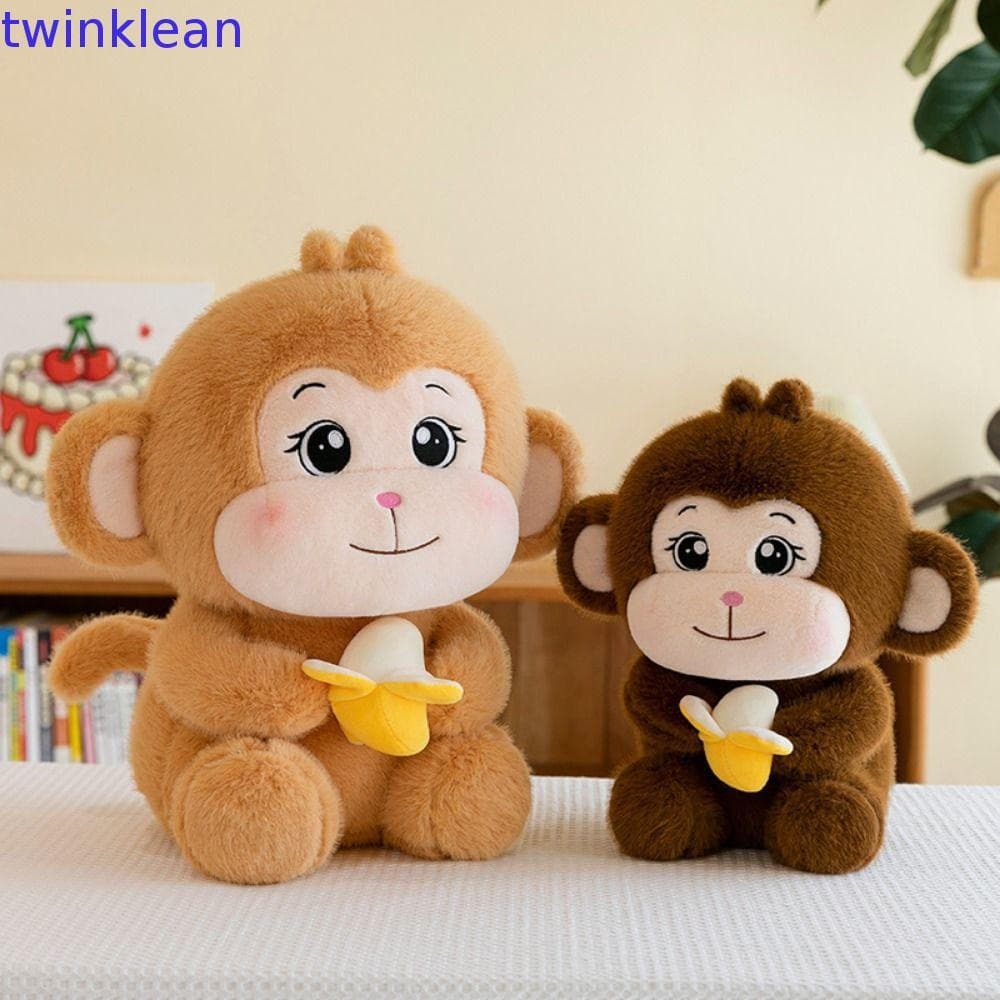 Brinquedo De Pelúcia De Macaco Banana TWINKLEAN , Boneca De Desenho Animado Fofo Fofa Kawaii Macia