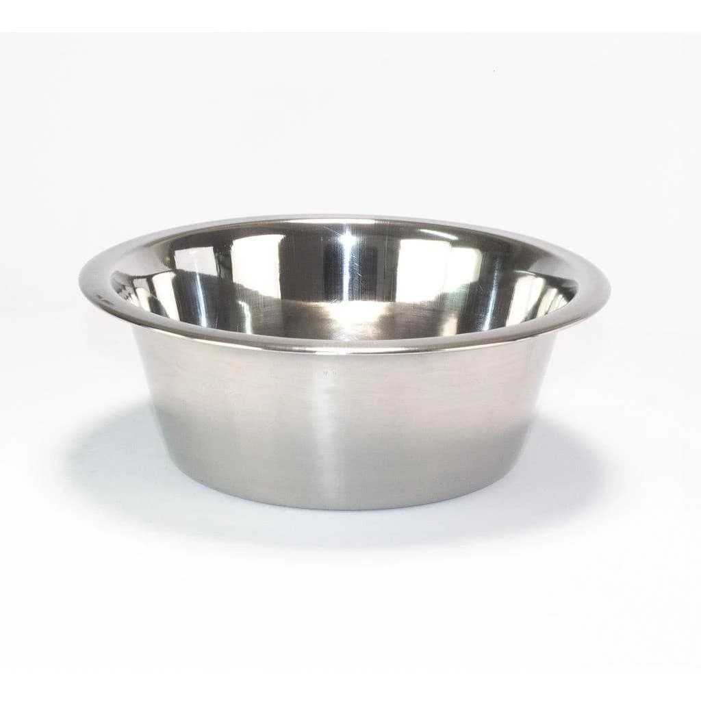 Tigela Comedouro E Bebedouro Para Cães, Gatos, Pets de Inox Chalesco - Tamanhos Diversos