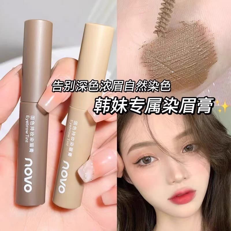 Creme de sobrancelha tingimento genuíno cor fixa fácil de começar creme de tingimento de cor clara Natural fácil de colo