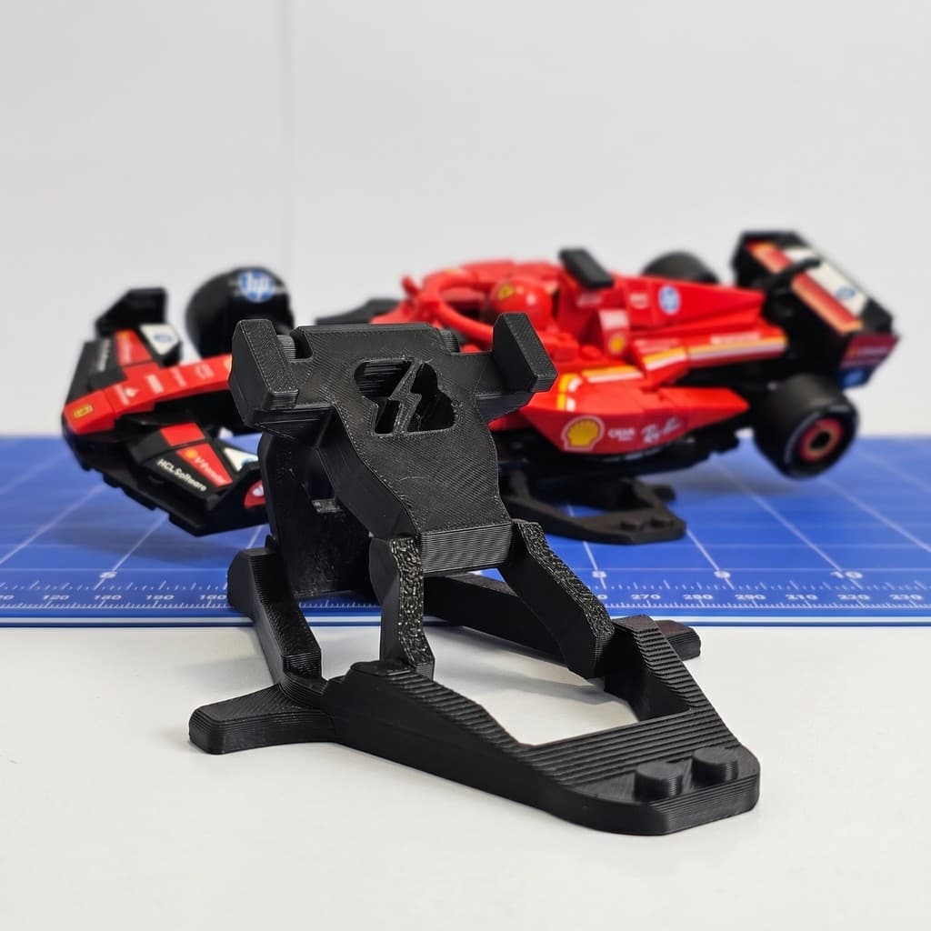 Expositor Dobrável Com Base Para Piloto Lego Speed Champions F1 / MODELOS compatíveis na descrição