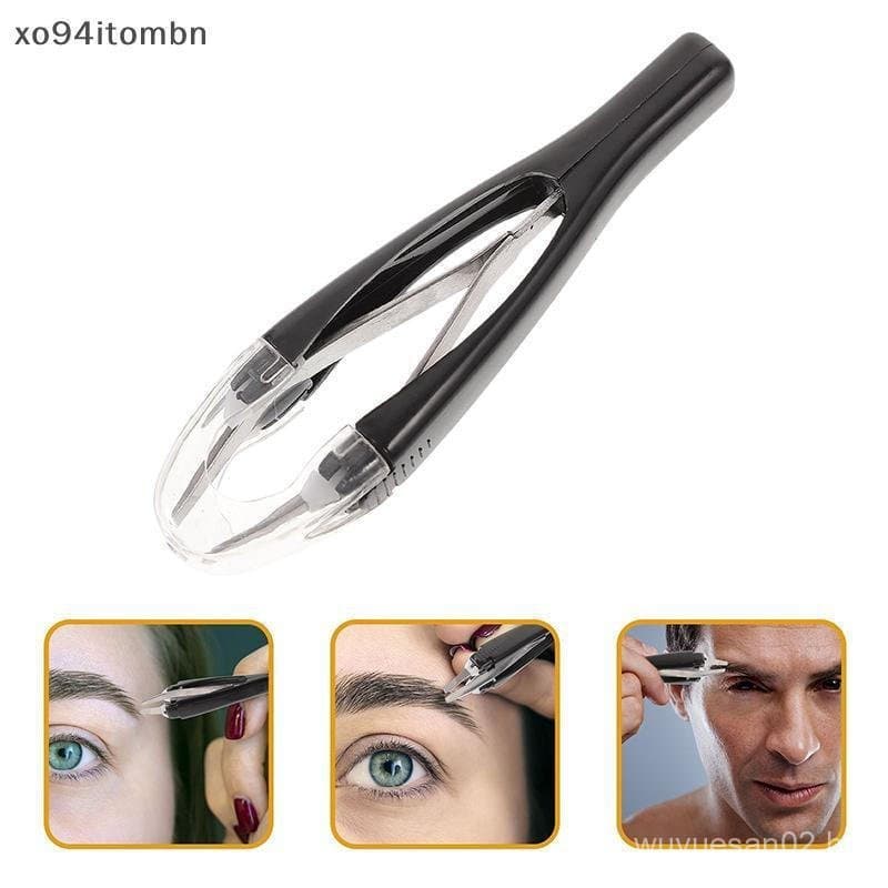 itens Pinça De Sobrancelha Automática Retrátil Rosto Depilação Barba Aço Inoxidável Anti Ferrugem Beleza Extrator De Cab
