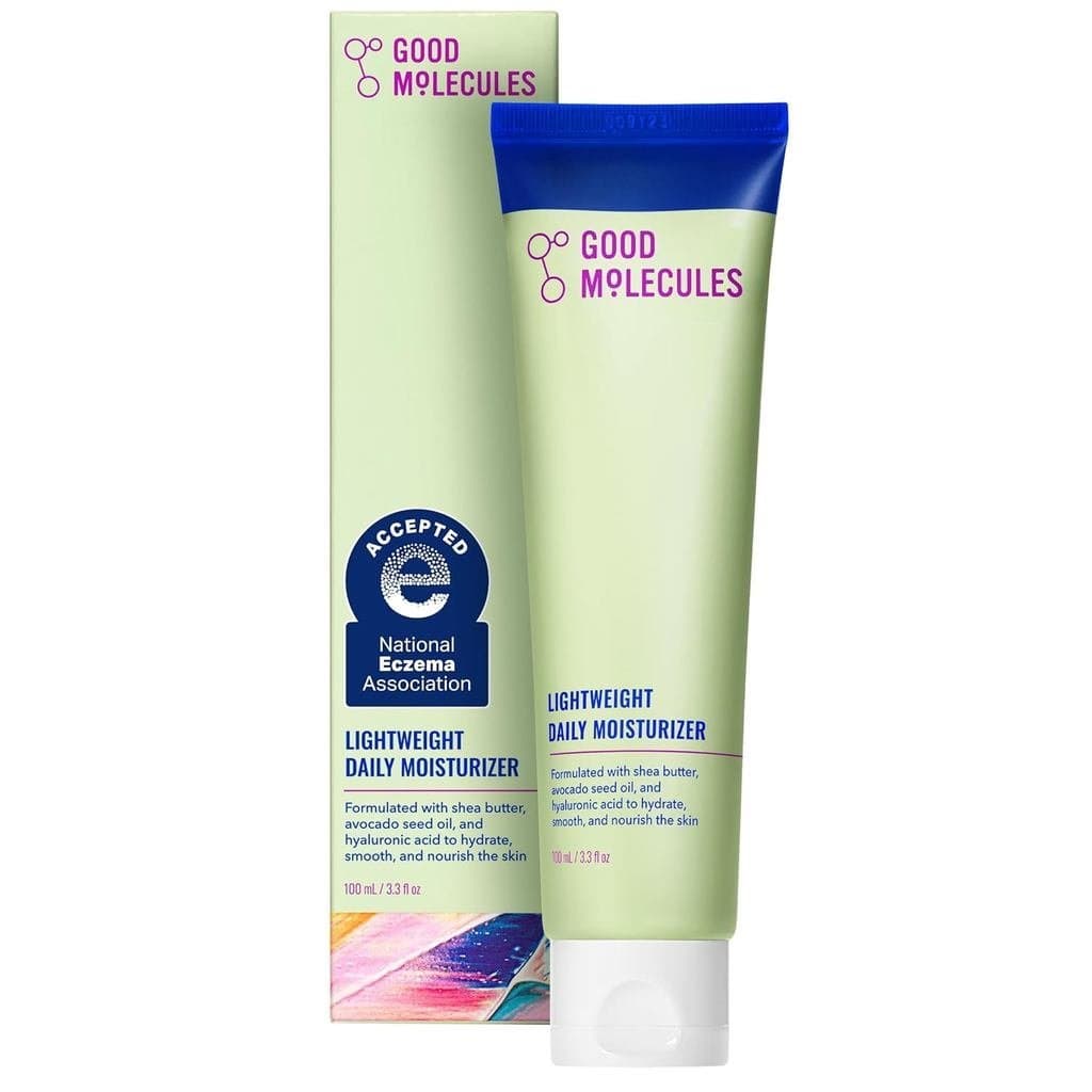 Good Molecules Hidratante Facial Diário Leve – 100 ml / 3.38 fl oz - Hidratante Facial Não Oleoso com Manteiga de Karité