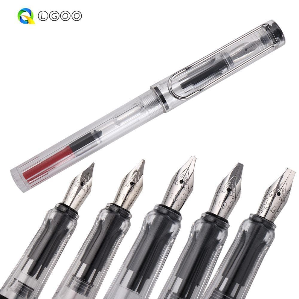 LGOO Caligrafia Caneta Paralela Arte De Tinta Gótica Carta Flor Corpo Tibetana Tinteiro