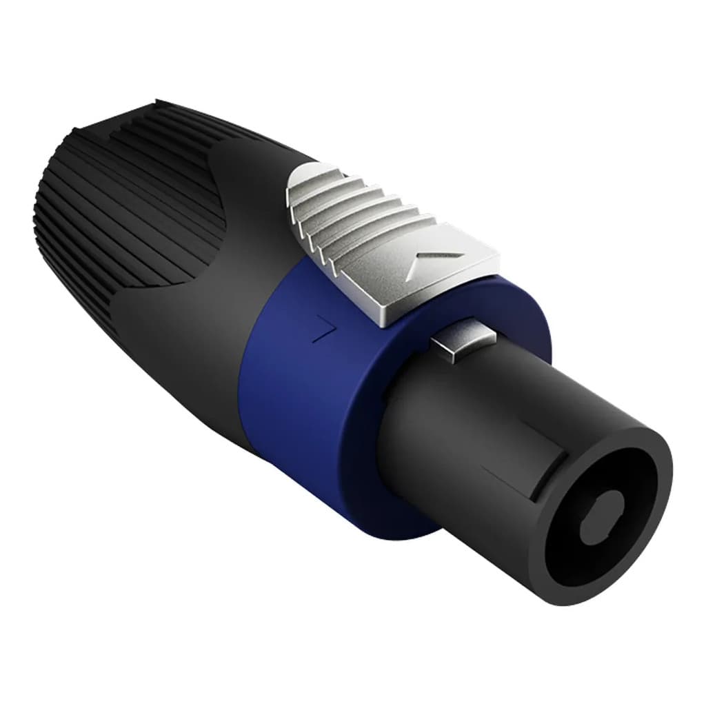 KIT 2 CONECTORES WIRECONEX SPEAKON MACHO WC 605 4 POLOS