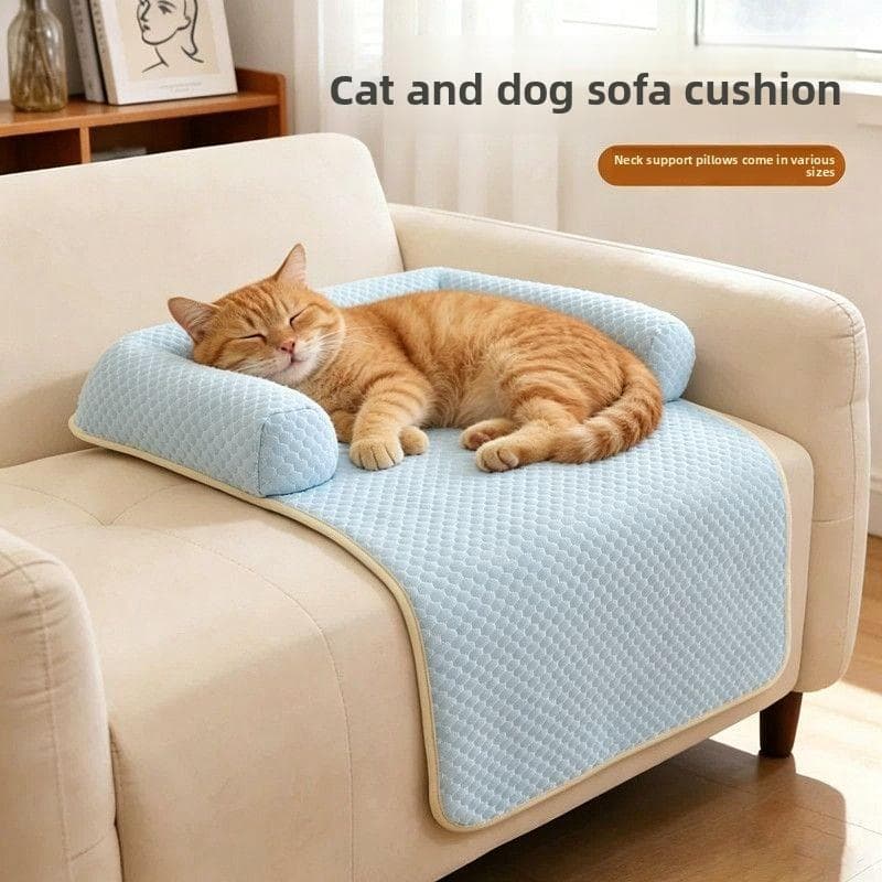 Almofada para sofá de animais de estimação, verão, canil, sofá-cama, quatro estações, almofada Universal para dormir, ve