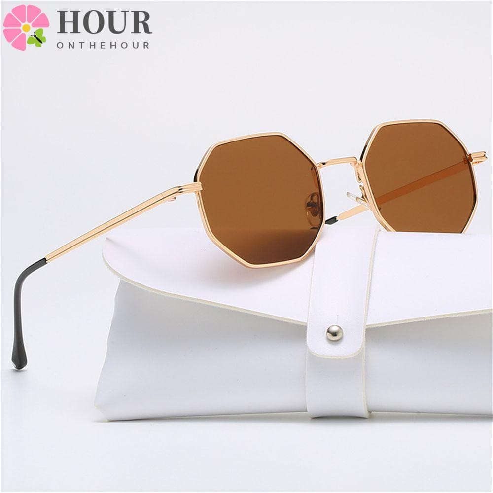 Horas Óculos De Sol Quadrados Vintage Small Frame Shades Para Homens/Mulheres