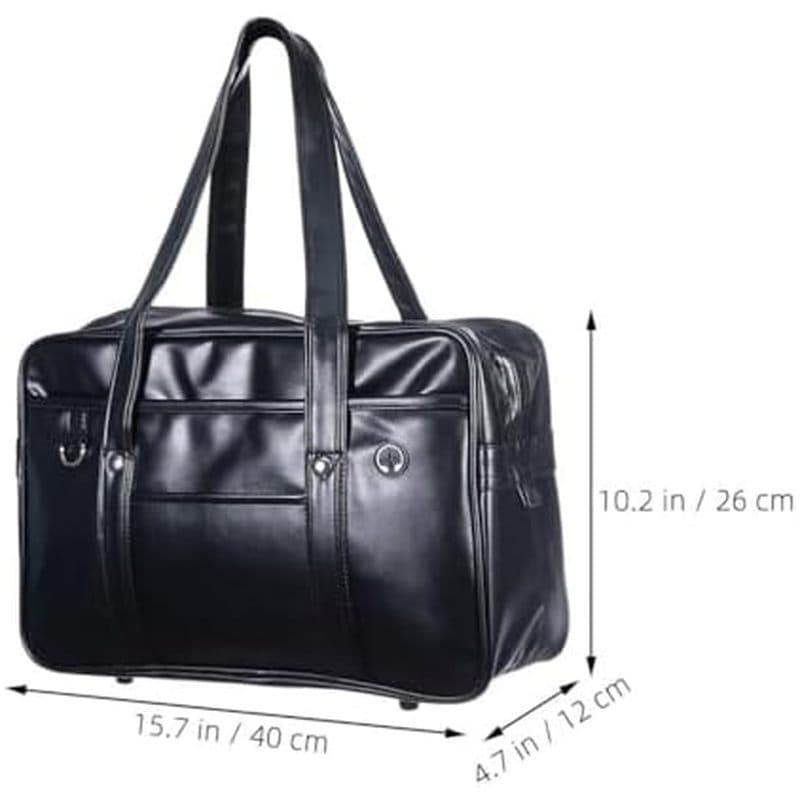 Bolsa Uniforme Japonesa De Grande Capacidade , De Um Ombro Pu À Prova D'água Para Estudantes E Trabalhadores 15.74X10.23
