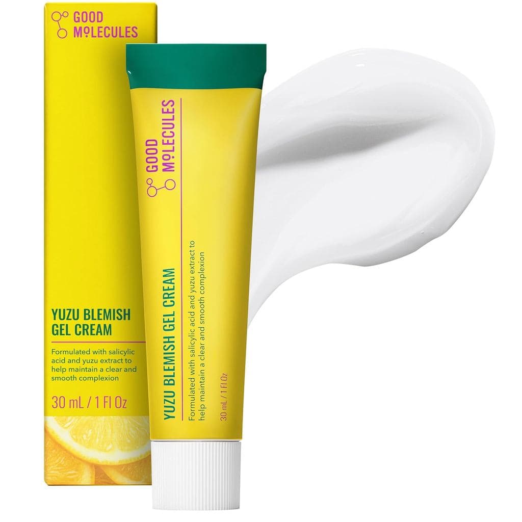 Good Molecules Yuzu Blemish Gel Cream - Creme em Gel Leve com Ácido Salicílico (BHA) e Extratos Naturais para Tratar Imp