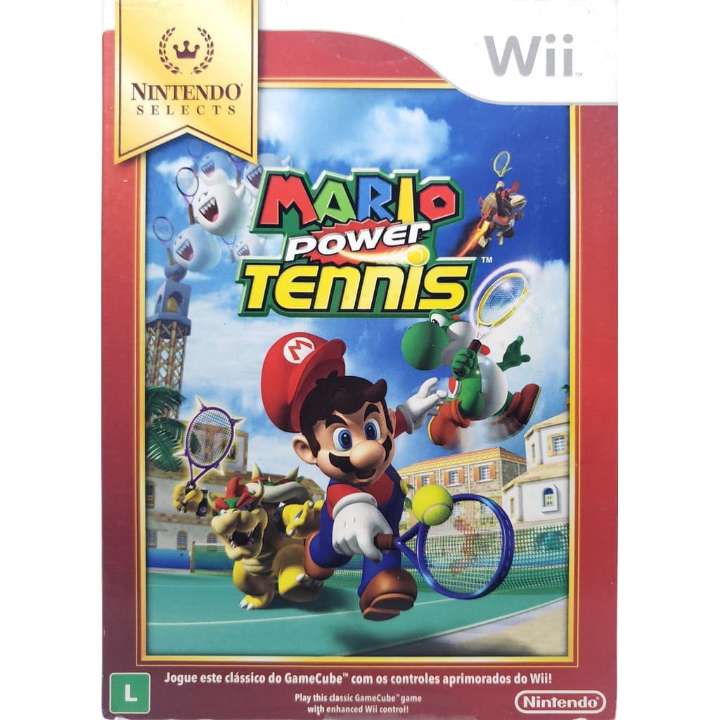Mario Power Tennis Wii Original Midia Fisica Nintendo Luva
