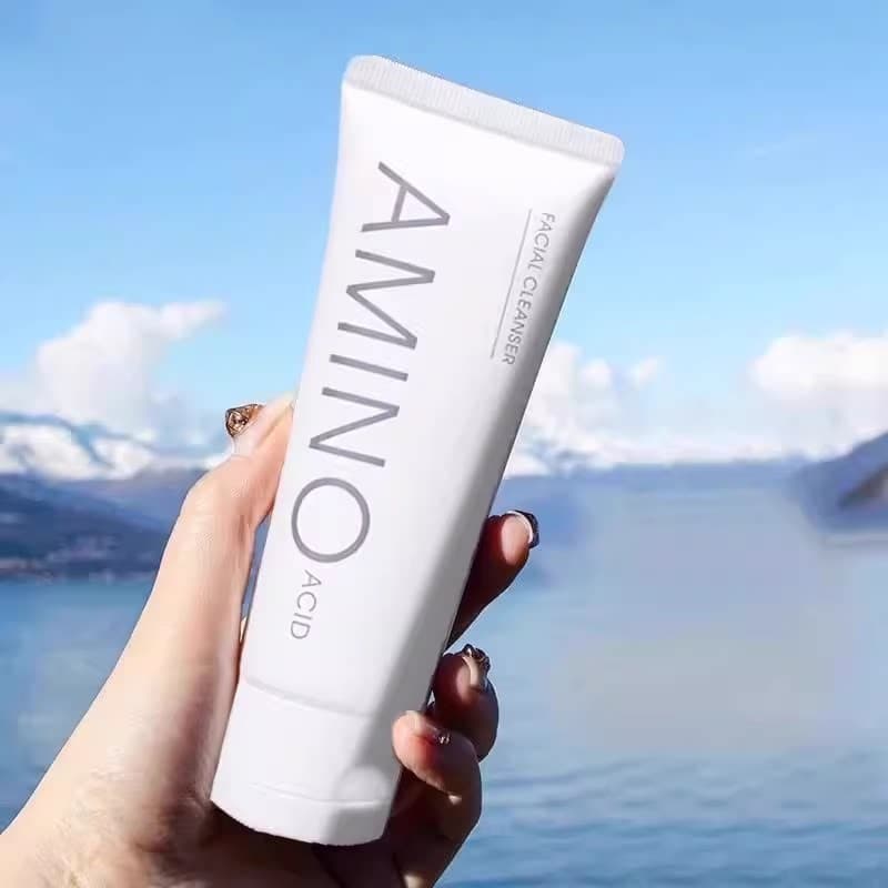 Limpador facial de aminoácidos genuíno, controle de óleo, hidratante, hidratante, limpador facial, rejuvenescedor, limpe
