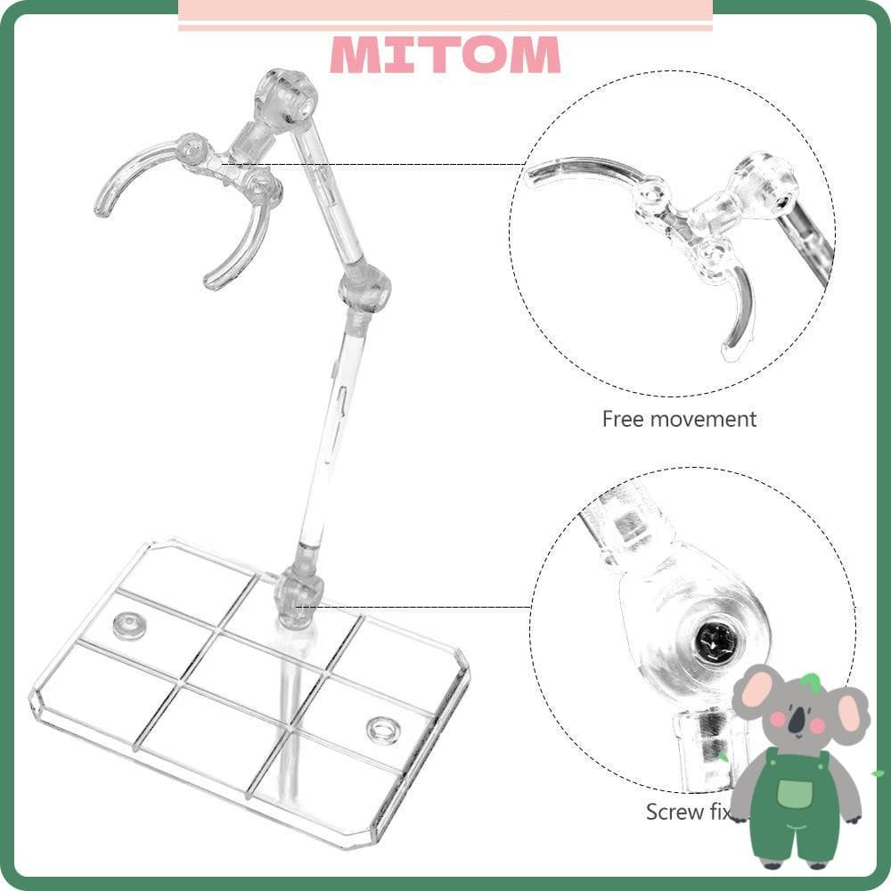 Suporte De Exibição De Figura De Ação MITOM , Modelos Gundam Transparentes Móveis , Base Em PVC De Rack De Montagem