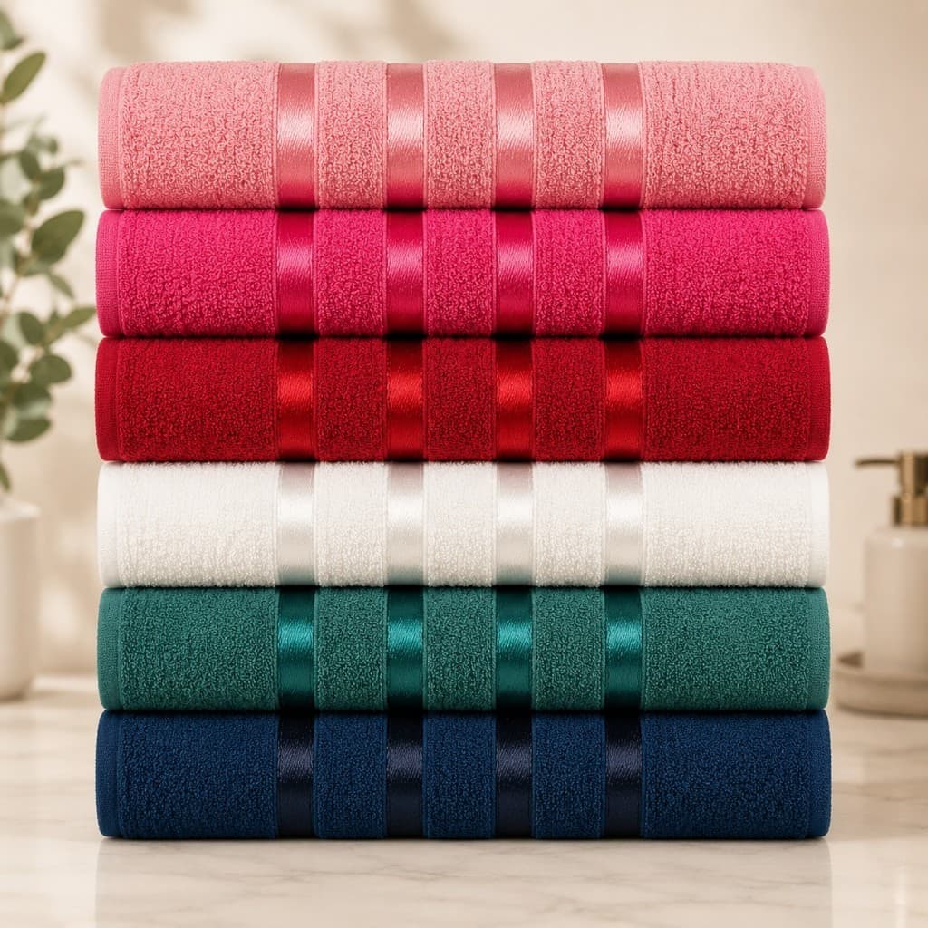 Kit 5 Toalha de Rosto Premium 45x70cm 100% Algodão Super Macia Alta Absorção