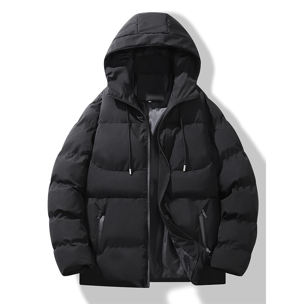 Jaqueta masculina acolchoada de algodão de inverno 2024 Novo estilo Jaqueta acolchoada de algodão Jaqueta masculina mode