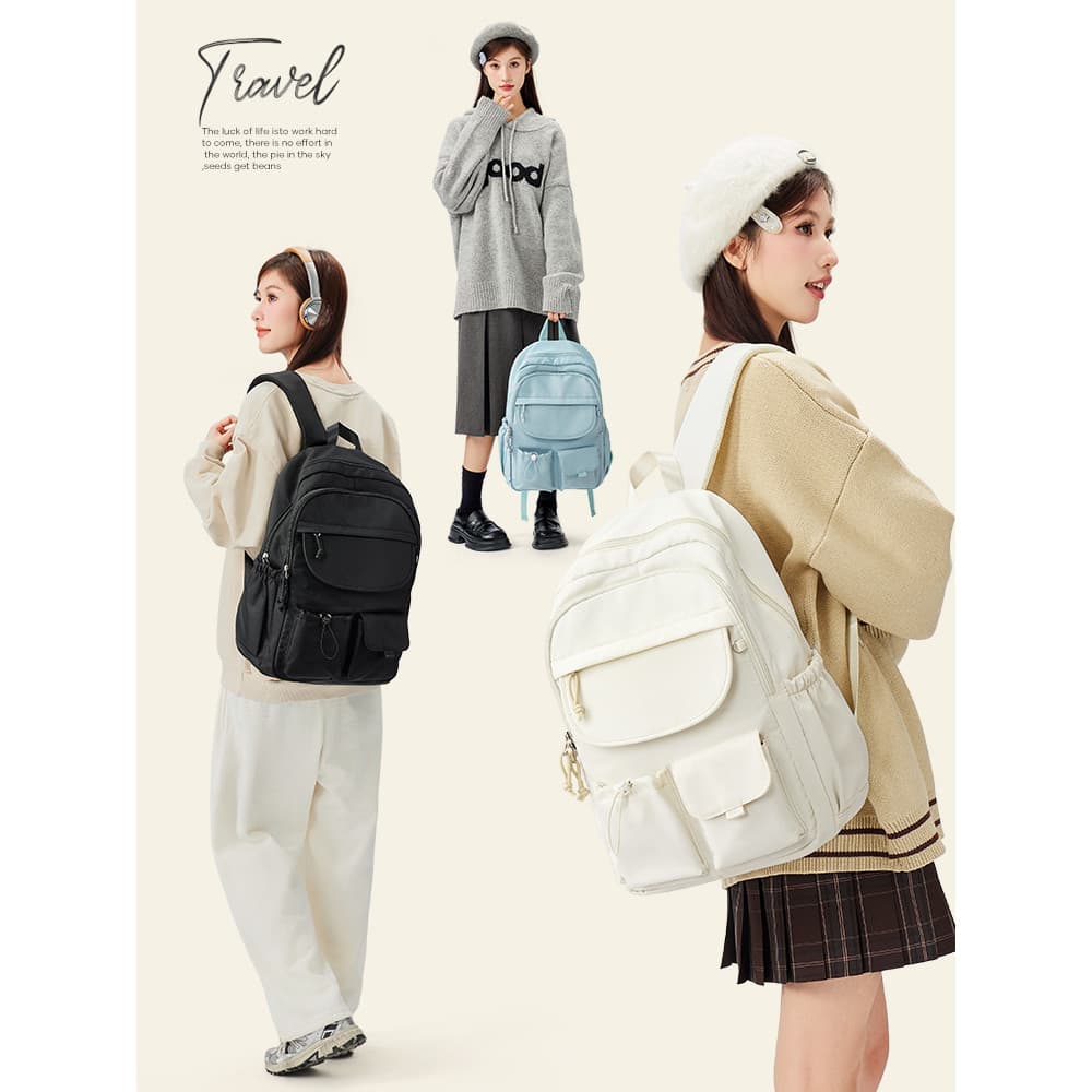 Mochila escolar para meninas do ensino médio, mochila de grande capacidade para estudantes do ensino médio, estudantes u