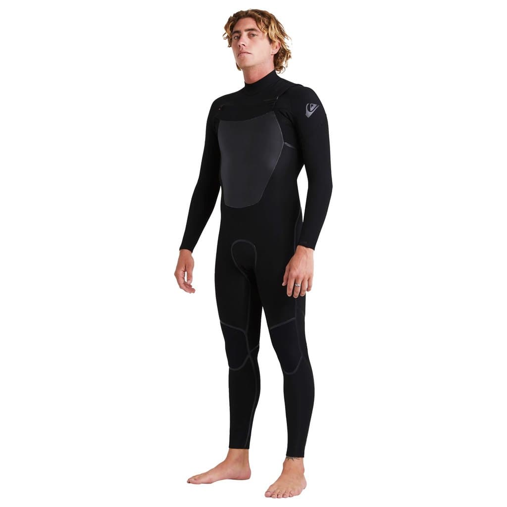 Long John Quiksilver Marathon Sessions 3/2 Chest Zip Black