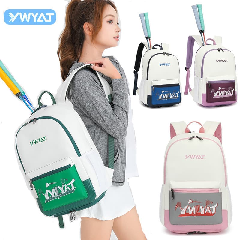 Saco de badminton mochila de alta aparência grande capacidade tênis profissional badminton 3 masculino feminino mochila