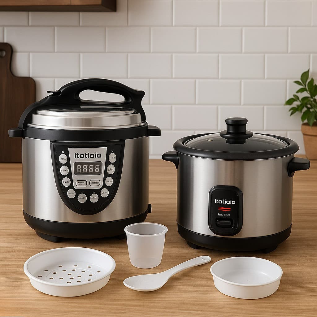 Panela de Arroz 8x e Pressão Elétrica 5L Itatiaia – 127V / 220V | Praticidade Total para Sua Cozinha