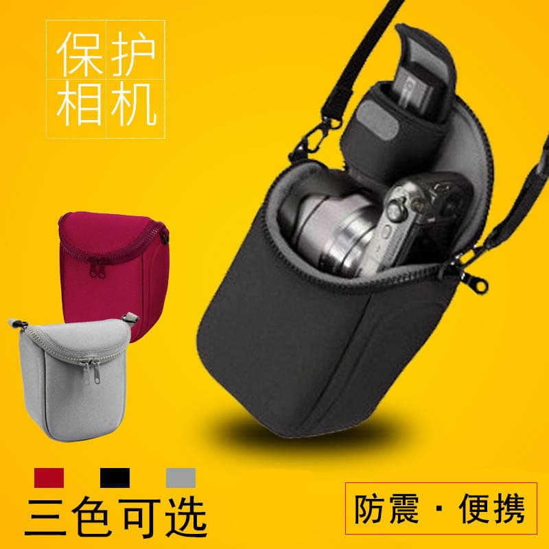 Baizhuo Micro Bolsa para Câmera Única Sony A6000 A6300 A6400 A6500 A6600 NEX3 5 7 Canon M2M3 M5M6 M10 M50 M100 Bolsa de