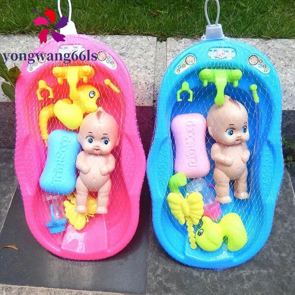Brinquedos De Banho De Boneca YONGWANG , Conjunto De Garrafa De Pato De Sabão Realista , Com Brinquedo Banheira