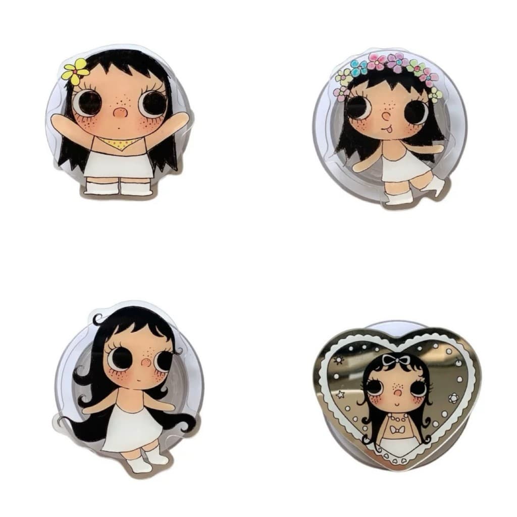 griptok magsafe magsafe popsocket Venda quente bonito Xiaoyu menina adequado Magsafe suporte magnético do telefone retrá