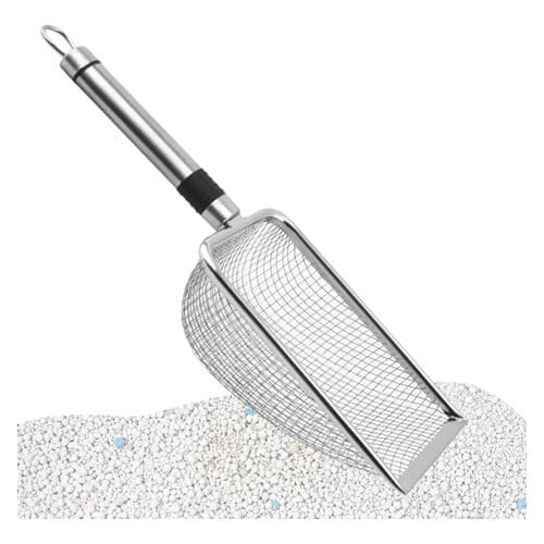 Pá peneiradora Aço Inox Lavável Higiênica Multiuso P/ Praia Areia De Gato -AC294