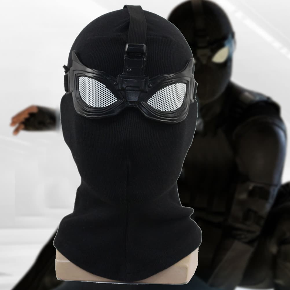 Máscara De Aranha Em Estoque , Facial Completa Com Capuz , Óculos , Adereços De Cosplay Extravagantes