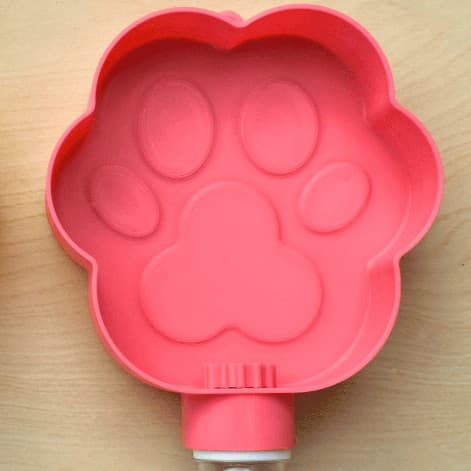 Bebedouro Portátil Pet Formato Patinha - Adaptador Garrafa com Tampa Não Vaza!