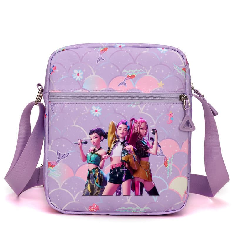 Comércio exterior Demon Hunter Saja meninos mercadoria impressa bolsa de ombro senhoras saco do mensageiro saco de escol