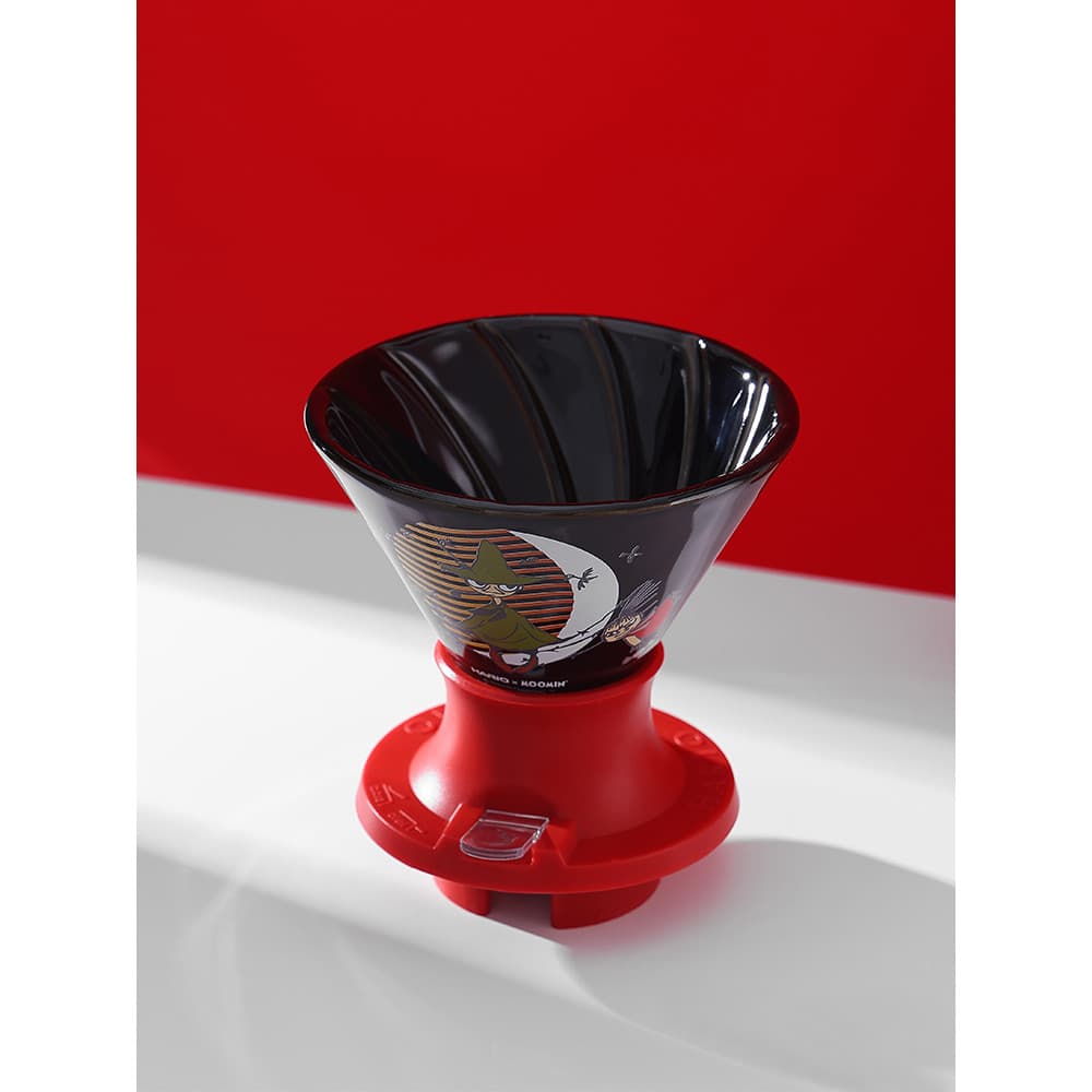 [Loja principal] HARIOxMOOMIN Moomin Co-Branded RAN Ceramic Smart Cup Copo de filtro de imersão MM