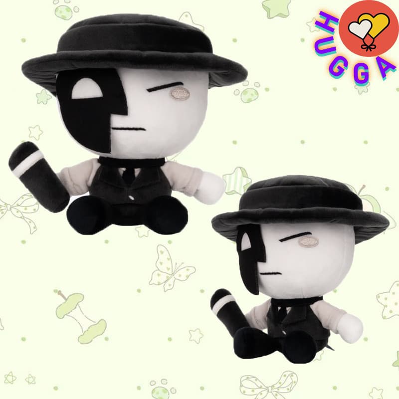 HUGGA Brinquedo de Pelúcia Artístico Kawaii, Boneco de Pelúcia Artístico, Almofada Macia de Personagem de Desenho Ani