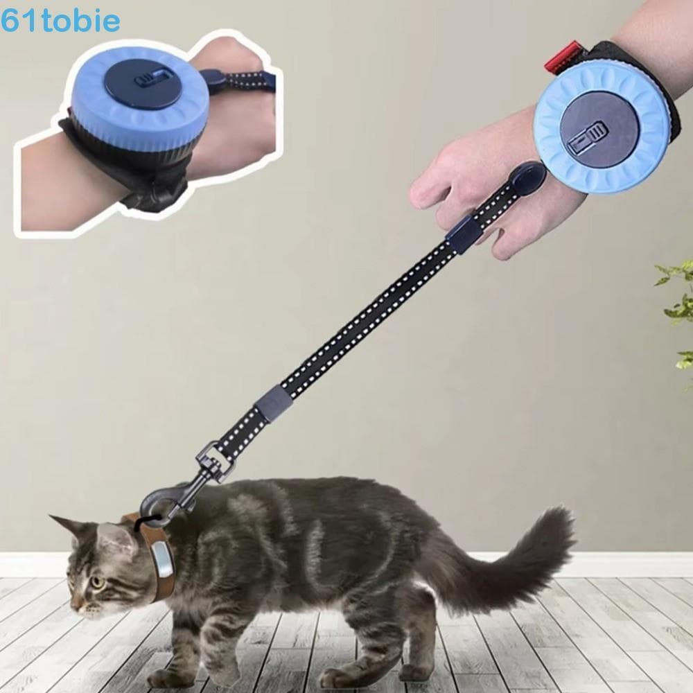 Corda De Caminhada Para Cães TOBIE , Alça Antiderrapante Mãos-Livres , Trela Retrátil Automática Animais De Estimação ,