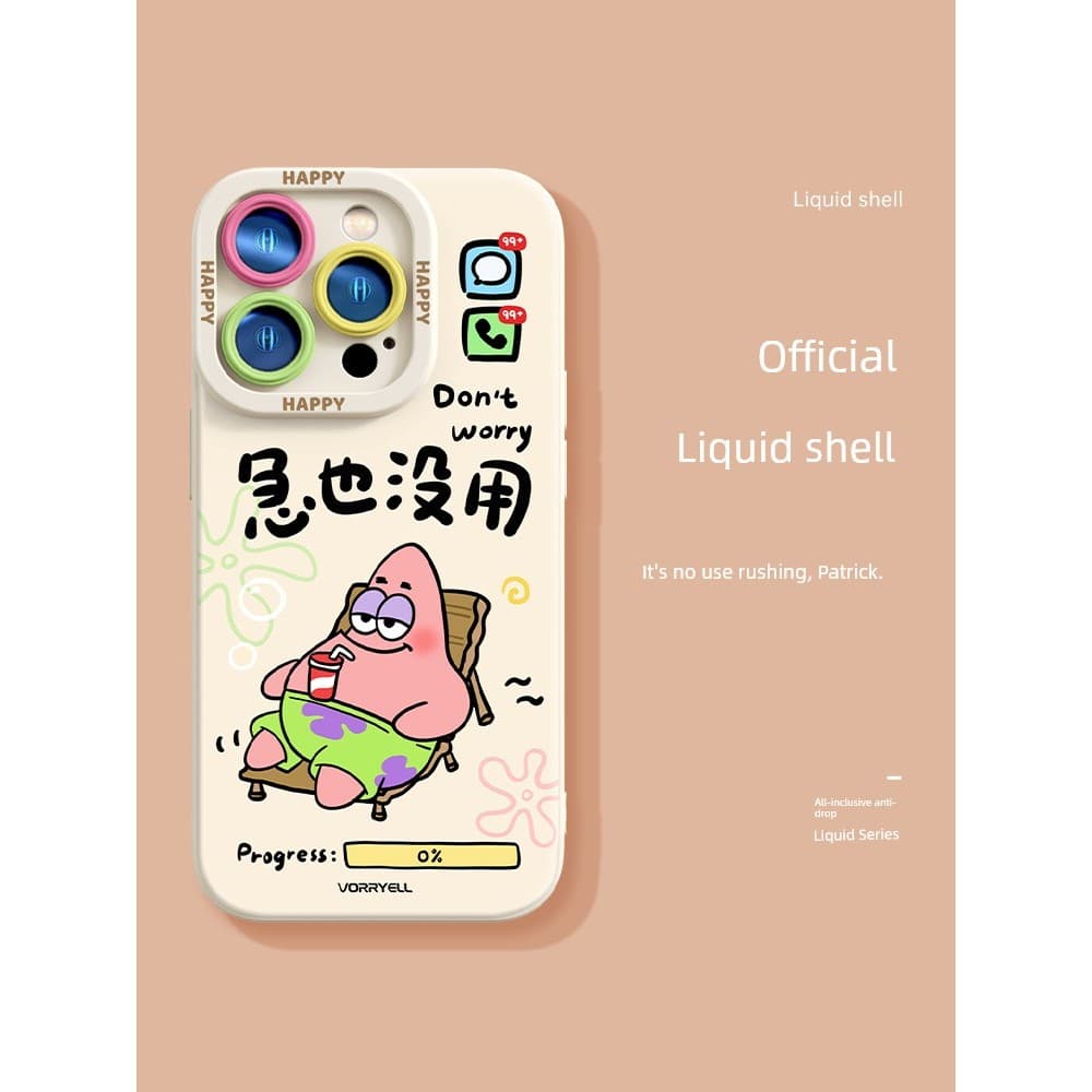 Capa para celular iphone Capinha silicone líquido Capinha celular Apple Pai Daxing Adequado para Apple 17promax Capa de