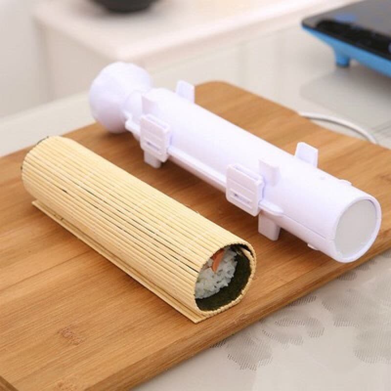 Fabricante de rolo de Sushi de arroz enrolado tipo Push, molde caseiro de arroz prensado, molde semiautomático de bola d