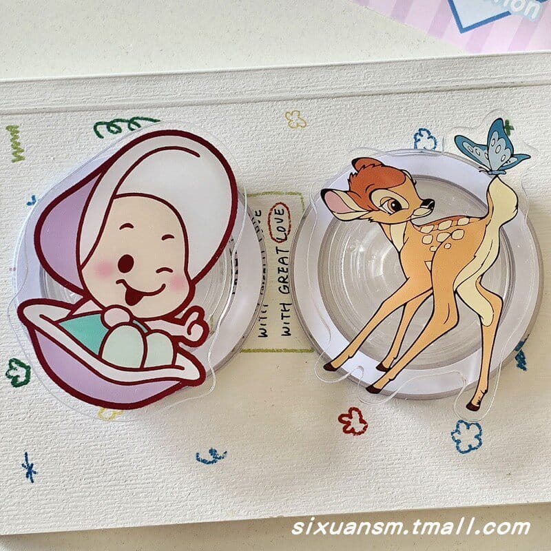 griptok magsafe magsafe popsocket Japonês coreano estilo INS desenho animado fofo Bambi Oyster bebê menina coração magsa