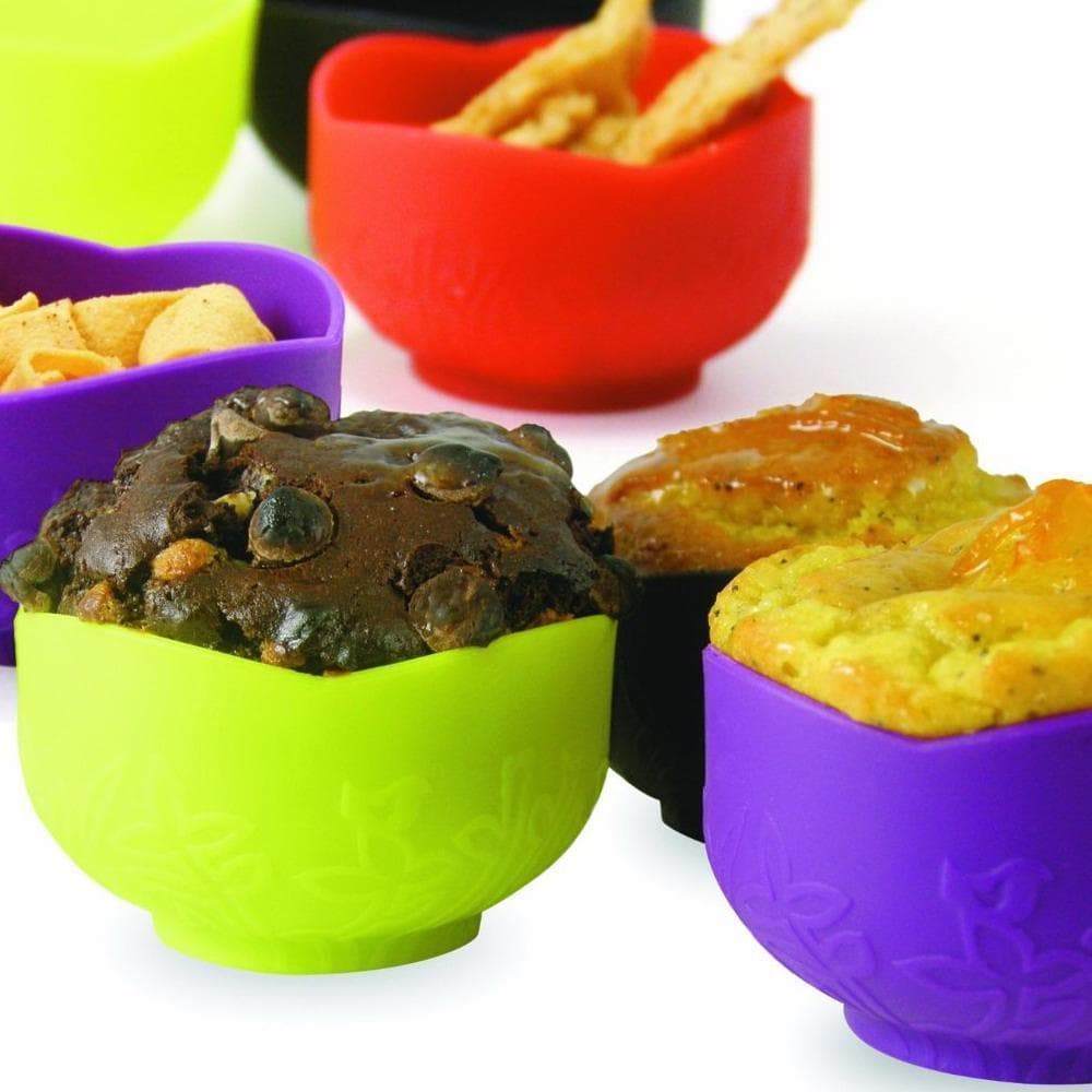 Americano pedido Original alemão platina comida Silicone criativo crianças lanches sobremesa biscoito tigela utensílios