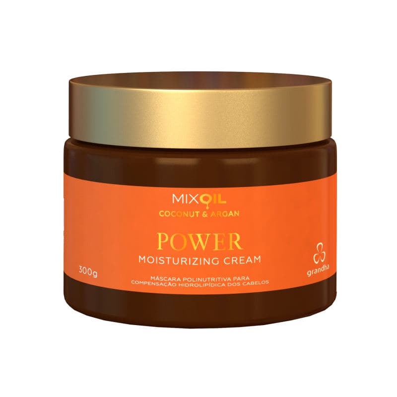 POWER MOISTURIZING CREAM MIX OIL COCONUT & ARGAN