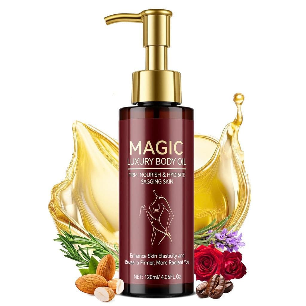 Limpeza/Sérum de Limpeza/Máscara Facial em Sérum/Óleo Firmador Corporal – Óleo Seco Nutritivo e Hidratante com Vitamina
