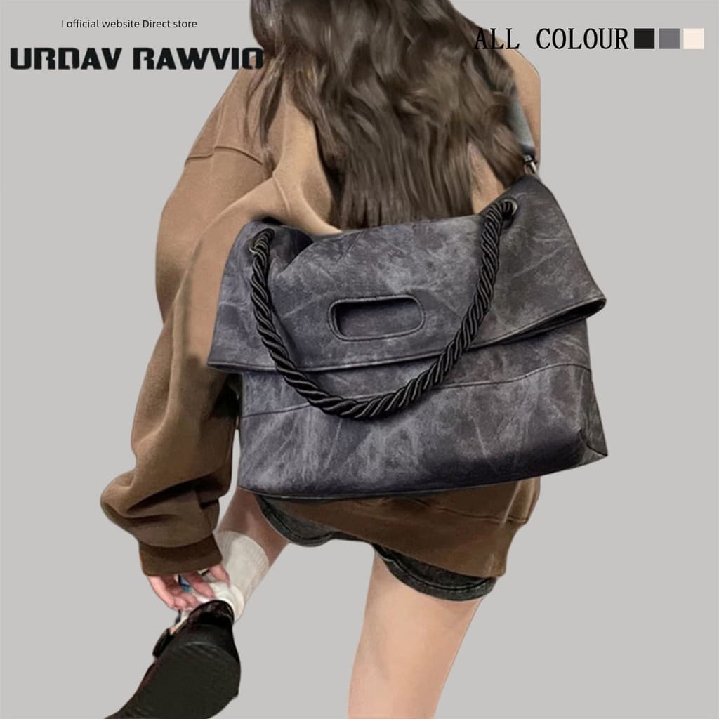 bolsa transversal feminino bolsa femenina URDAV RAWVIO bolsa feminina 2026 novo estilo grande capacidade sacola All-Matc