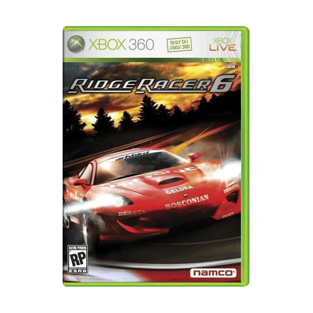 Jogo Ridge Racer 6 Xbox 360 Midia Física Original (Seminovo)