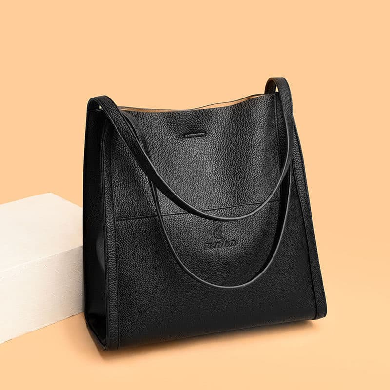 bolsa feminina Bolsa Bolsa feminina moda um ombro bolsa de couro genuíno de grande capacidade