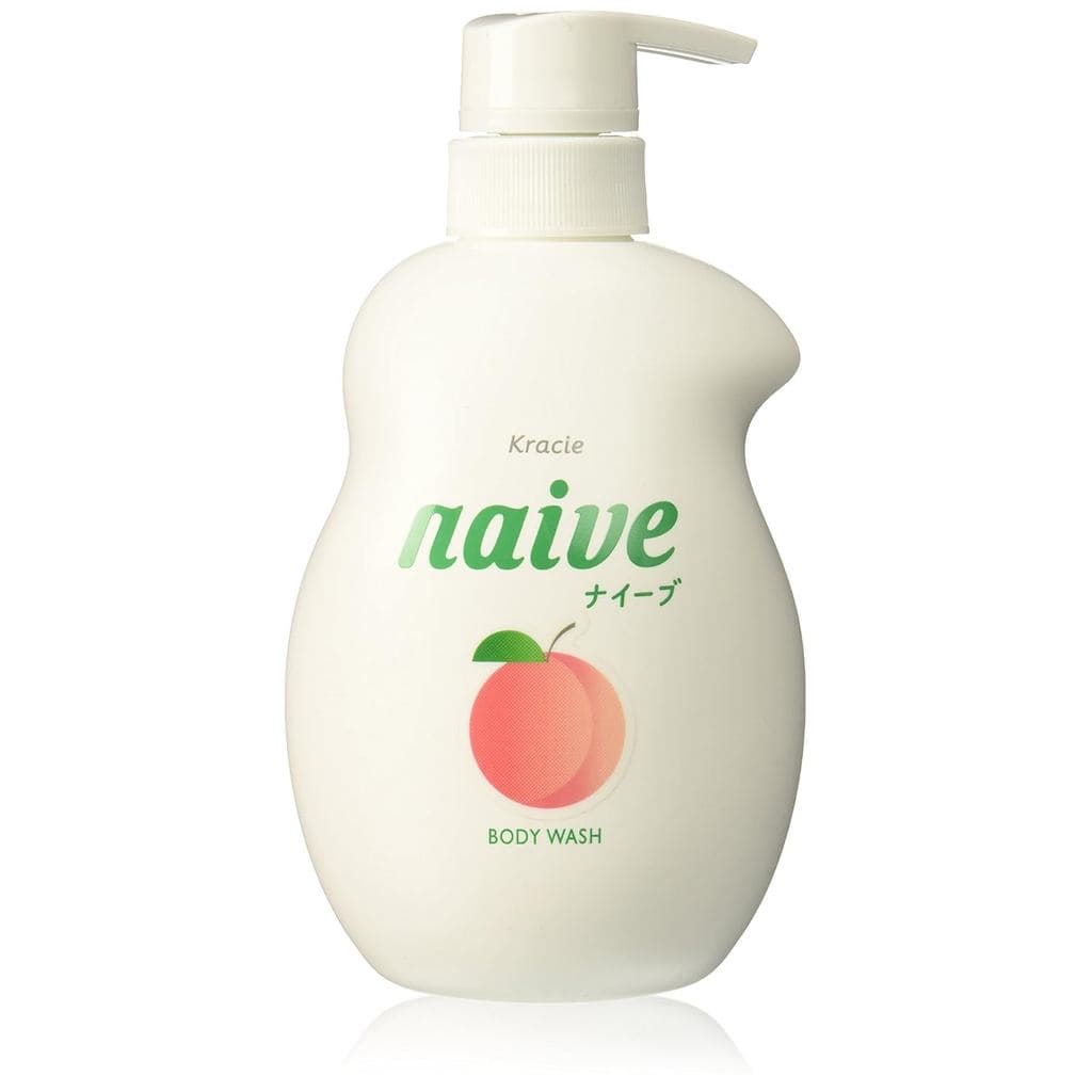 Sabonete KRACIE Naive Body Pump, Pêssego, 17,9 Onças